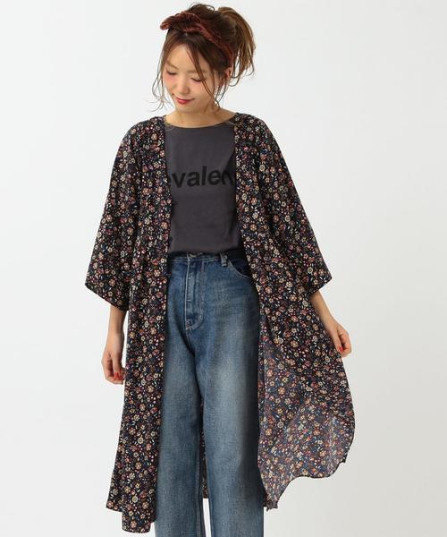 Another Edition(アナザーエディション)の「【WEB店舗限定】フラワープリントガウン/aeBFC FLOWER PRT GOWN●(カーディガン/ボレロ・レディース・オフホワイト/ネイビー・フリー)」の15枚目の写真