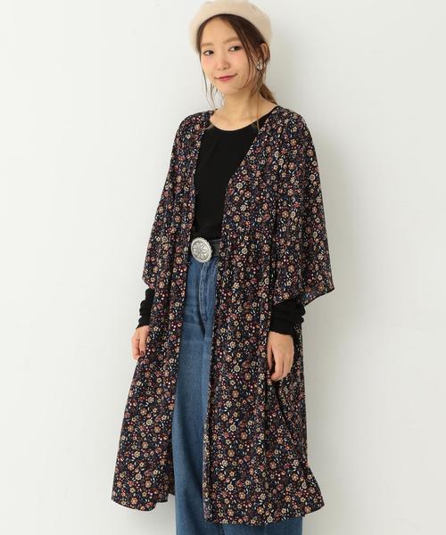 Another Edition(アナザーエディション)の「【WEB店舗限定】フラワープリントガウン/aeBFC FLOWER PRT GOWN●(カーディガン/ボレロ・レディース・オフホワイト/ネイビー・フリー)」の17枚目の写真