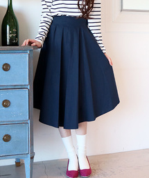 N.（N. Natural Beauty Basic） | ◆イレギュラーヘムタイプライタースカート (取り外しベルト付き)(スカート)