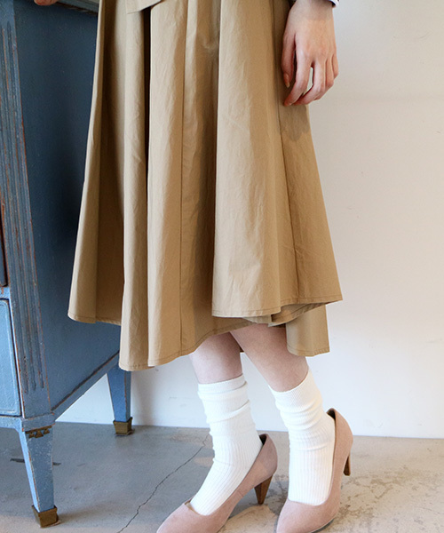 N.（N. Natural Beauty Basic）（エヌエヌナチュラルビューティーベーシック）の「【with　4月号掲載】【追加生産】イレギュラーヘムタイプライタースカート (取り外しベルト付き)（スカート・レディース・ブルー/ベージュ/ネイビー/ピンク・MEDIUM）」の16枚目の写真