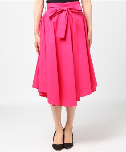 N.（N. Natural Beauty Basic）（エヌエヌナチュラルビューティーベーシック）の「【with　4月号掲載】【追加生産】イレギュラーヘムタイプライタースカート (取り外しベルト付き)（スカート・レディース・ブルー/ベージュ/ネイビー/ピンク・MEDIUM）」の21枚目の写真