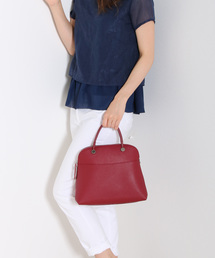 HALEINE | サフィアーノレザーフォーマル ハンドバッグ(ハンドバッグ)