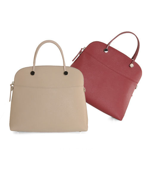 HALEINE（アレンヌ）の「サフィアーノレザーフォーマル ハンドバッグ