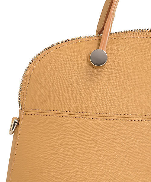 HALEINE（アレンヌ）の「サフィアーノレザーフォーマル ハンドバッグ（ハンドバッグ・レディース・ベージュ/ダークベージュ/ネイビー/ブラック/レッド/アイボリー/ピンク・FREE）」の12枚目の写真