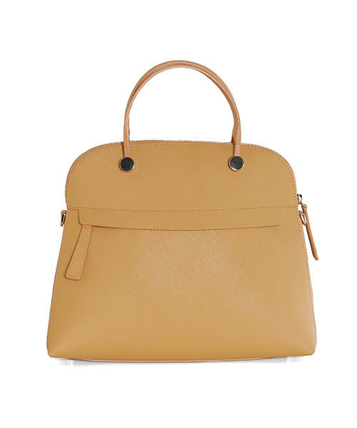 HALEINE（アレンヌ）の「サフィアーノレザーフォーマル ハンドバッグ