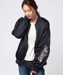 VENCEEXCHANGE | 袖刺繍ゆるブルゾン                 (ブルゾン)