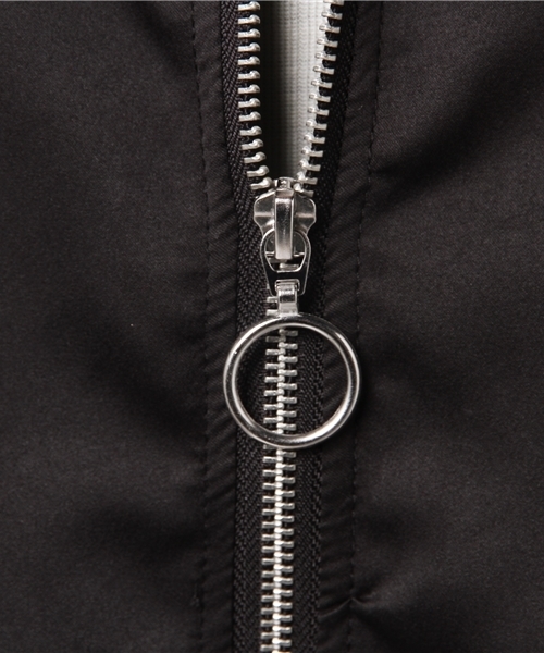 VENCEEXCHANGE（ヴァンスエクスチェンジ）の「袖刺繍ゆるブルゾン                 （ブルゾン・レディース・ブラック/オリーブ/スカイブルー・MEDIUM）」の12枚目の写真