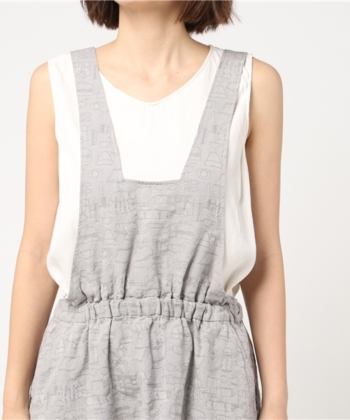 Ne-net(ネネット)の「S たびじたくボトム(ワンピース・レディース・ライトピンク/グレー・02)」の8枚目の写真