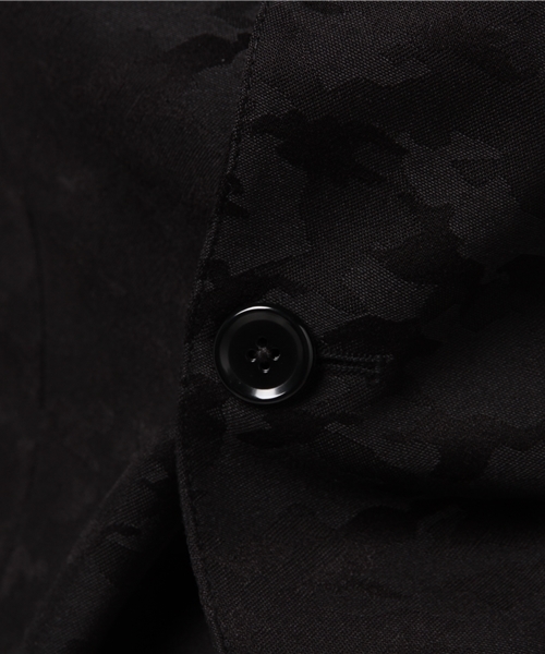 Luv maison（ラブメゾン）の「迷彩JQイタリアンカラージャケット（テーラードジャケット・メンズ・ブラック・M/L/XL）」の9枚目の写真