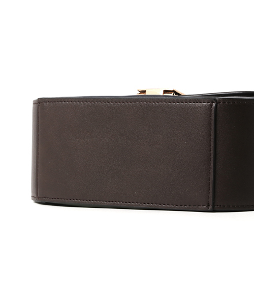 koe（コエ）の「ラウンドスクエアロックショルダー（ショルダーバッグ・レディース・グレー/カーキ・FREE）」の5枚目の写真