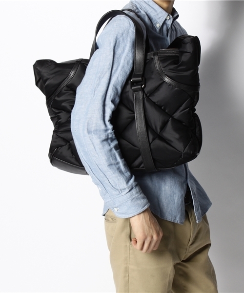 MIDWEST（ミッドウエスト）の「KENJI  IKEDA 無地ナイロン２WAYショルダーバッグ（ショルダーバッグ・メンズ・ブラック/カーキブラウン・FREE）」の9枚目の写真