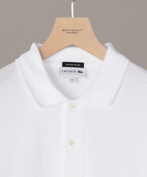LACOSTE(ラコステ)の「【別注】 <LACOSTE(ラコステ)> WIDE LONG SLEEVE POLOSHIRTS/ポロシャツ ◆(ポロシャツ・メンズ・ホワイト/ブラック/パープル・4/2/5/3)」の5枚目の写真
