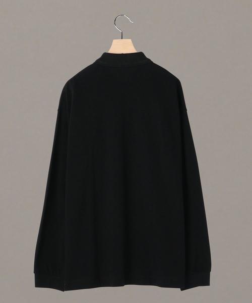 LACOSTE(ラコステ)の「【別注】 <LACOSTE(ラコステ)> WIDE LONG SLEEVE POLOSHIRTS/ポロシャツ ◆(ポロシャツ・メンズ・ホワイト/ブラック/パープル・4/2/5/3)」の10枚目の写真