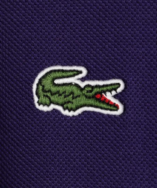 LACOSTE(ラコステ)の「【別注】 <LACOSTE(ラコステ)> WIDE LONG SLEEVE POLOSHIRTS/ポロシャツ ◆(ポロシャツ・メンズ・ホワイト/ブラック/パープル・4/2/5/3)」の13枚目の写真