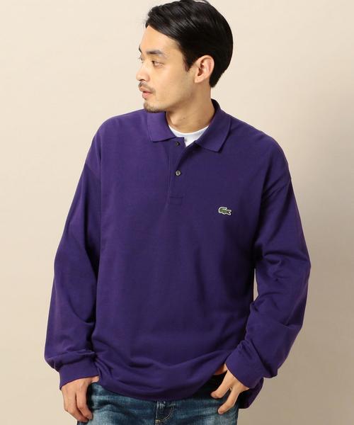 LACOSTE(ラコステ)の「【別注】 <LACOSTE(ラコステ)> WIDE LONG SLEEVE POLOSHIRTS/ポロシャツ ◆(ポロシャツ・メンズ・ホワイト/ブラック/パープル・4/2/5/3)」の16枚目の写真
