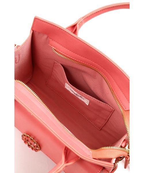 JILL by JILL STUART（ジルバイジルスチュアート）の「◆【sweet 2月号掲載】ビジューリングズショルダーバッグ（トートバッグ・レディース・ホワイト/グレー/オレンジ・ﾌﾘ-）」の13枚目の写真