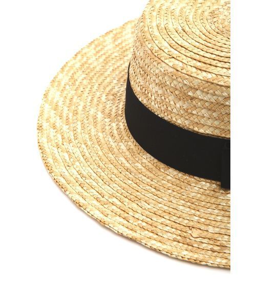 FREE'S MART（フリーズマート）の「ストローカンカン帽（ハット・レディース・ブラック/オレンジ・ﾌﾘ-）」の6枚目の写真