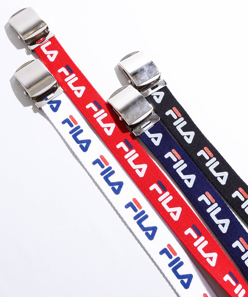 FILA（フィラ）の「∴WEGO/FILA別注ガチャベルト（ベルト・メンズ・ホワイト/ブラック/レッド/ネイビー・FREE）」の6枚目の写真