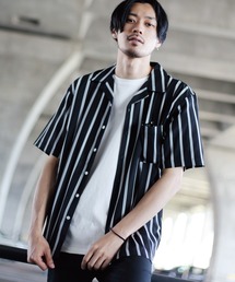 ZIP FIVE | 半袖オープンカラーシャツ【開襟シャツ】 リラックスシャツ / オーバーサイズ ワイド ビッグ(シャツ/ブラウス)