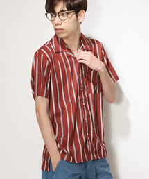 ZIP FIVE | 半袖オープンカラーシャツ【開襟シャツ】(シャツ/ブラウス)