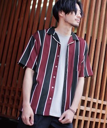 ZIP FIVE | 半袖オープンカラーシャツ【開襟シャツ】(シャツ/ブラウス)