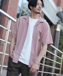 【ZIP FIVE】半袖オープンカラーシャツ【開襟シャツ】 リラックスシャツ / オーバーサイズ ワイド ビッグ