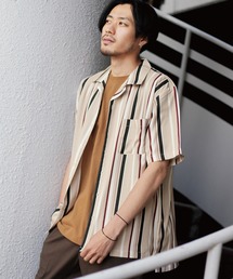 【ZIP FIVE】半袖オープンカラーシャツ【開襟シャツ】 リラックスシャツ / オーバーサイズ ワイド ビッグ