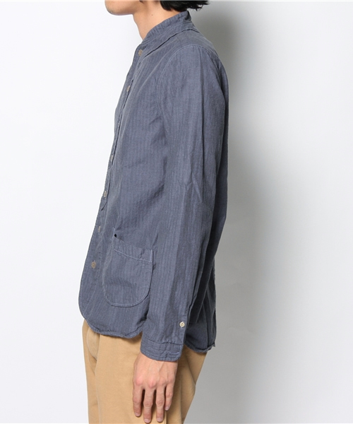Jackman（ジャックマン）の「2013 ジャックマン ベースボールシャツ Jackman Baseball shirt JKT（シャツ/ブラウス・メンズ・ブラウン/ブルー・MEDIUM/LARGE）」の3枚目の写真