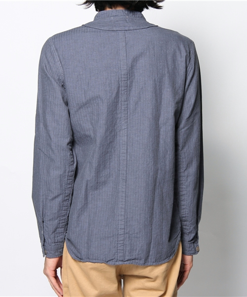 Jackman（ジャックマン）の「2013 ジャックマン ベースボールシャツ Jackman Baseball shirt JKT（シャツ/ブラウス・メンズ・ブラウン/ブルー・MEDIUM/LARGE）」の4枚目の写真