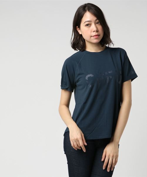 Champion(チャンピオン)の「【Champion/チャンピオン】レディース CPFU(チャンピオン フィジカルフィットネスユニフォーム) Tシャツ(Tシャツ/カットソー・レディース・オリーブ/グレー/ブラック/ダークブルー・LARGE/MEDIUM)」の4枚目の写真