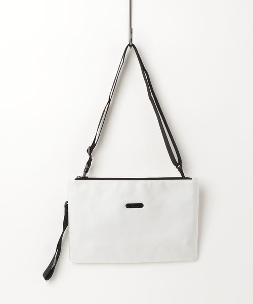 VENCEEXCHANGE（ヴァンスエクスチェンジ）の「クラッチバッグ（ショルダーバッグ・メンズ・ホワイト/ブラック/レッド/イエロー・フリー）」の2枚目の写真