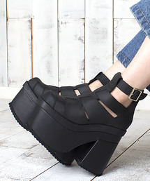 Jeffrey Campbell | カッティング厚底ショートブーツ(ブーツ)