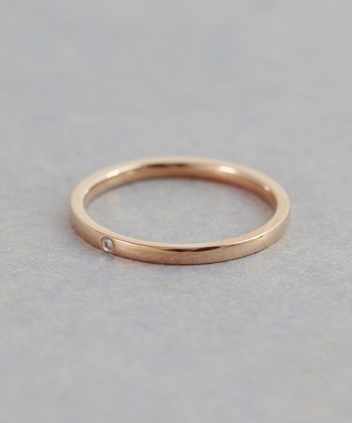 TONE SELECT GOODS（トーンセレクトグッズ）の「【vie】ステンレスリング（リング・レディース・シルバー/ピンク/イエロー・#13/#7/#9/#11/#15/#21/#1/#19/#5/#17/#3）」の2枚目の写真