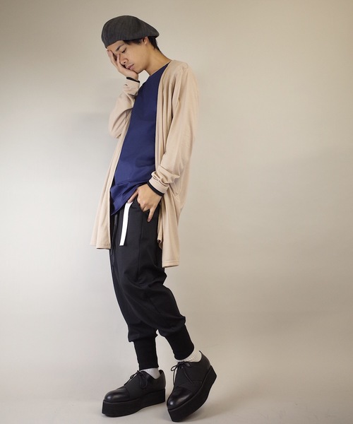 rovtski(ロフトスキー)の「rovtski【ビッグシルエット】20/TR天竺フェイクレイヤーコーディガン(カーディガン/ボレロ・メンズ・ベージュ/ネイビー/グレー/その他・MEDIUM/LARGE)」の21枚目の写真