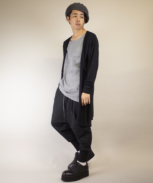 rovtski(ロフトスキー)の「rovtski【ビッグシルエット】20/TR天竺フェイクレイヤーコーディガン(カーディガン/ボレロ・メンズ・ベージュ/ネイビー/グレー/その他・MEDIUM/LARGE)」の15枚目の写真