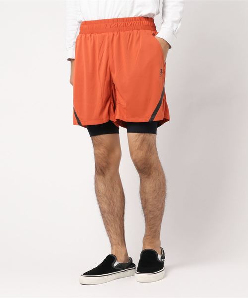 Champion(チャンピオン)の「【Champion/チャンピオン】メンズ CPFU インナー付ハーフパンツ(その他パンツ・メンズ・ダークブルー/イエロー系その他/アーミー/レッド系その他6/オリーブ/その他1・LARGE/MEDIUM/X-LARGE)」の5枚目の写真
