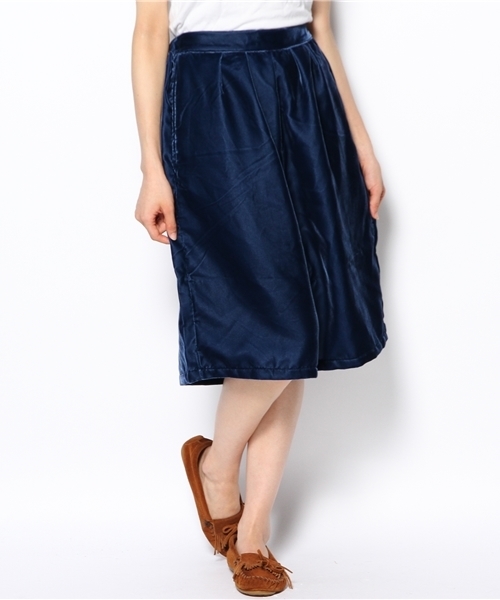 BEAMS BOY(ビームスボーイ)の「□BEAMS BOY / ベルベット キュロット(その他パンツ・レディース・ブラック/ネイビー・ONE SIZE)」の10枚目の写真