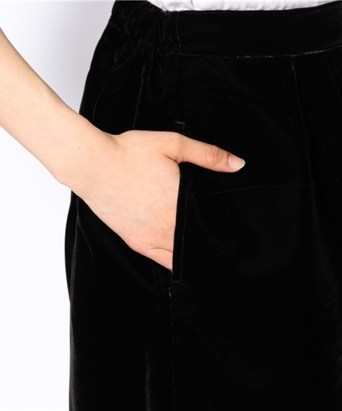 BEAMS BOY(ビームスボーイ)の「□BEAMS BOY / ベルベット キュロット(その他パンツ・レディース・ブラック/ネイビー・ONE SIZE)」の7枚目の写真