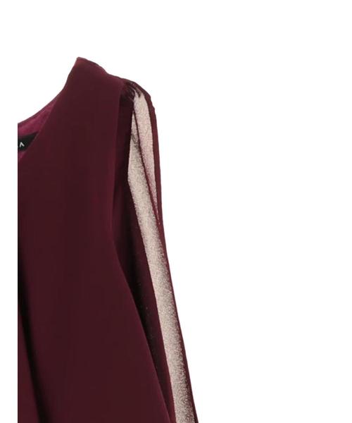 YECCA VECCA（イェッカヴェッカ）の「ネックレス付きドレス（ワンピース・レディース・ベージュ/ネイビー/ピンク/グリーン/パープル・M）」の10枚目の写真