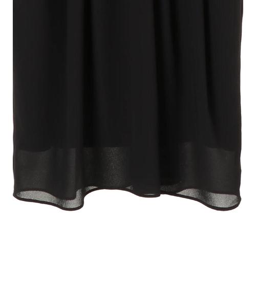 YECCA VECCA（イェッカヴェッカ）の「ネックレス付きドレス（ワンピース・レディース・ベージュ/ネイビー/ピンク/グリーン/パープル・M）」の15枚目の写真