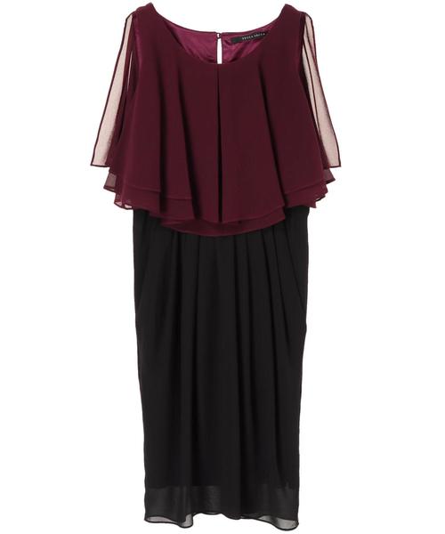 YECCA VECCA（イェッカヴェッカ）の「ネックレス付きドレス（ワンピース・レディース・ベージュ/ネイビー/ピンク/グリーン/パープル・M）」の12枚目の写真