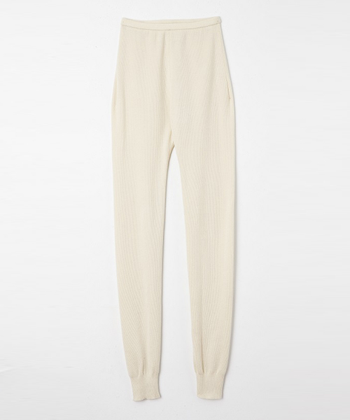 TAN（タン）の「【TAN】LEGGINGS 18AW-30（その他パンツ・レディース・ブラック/アイボリー・FREE）」の2枚目の写真