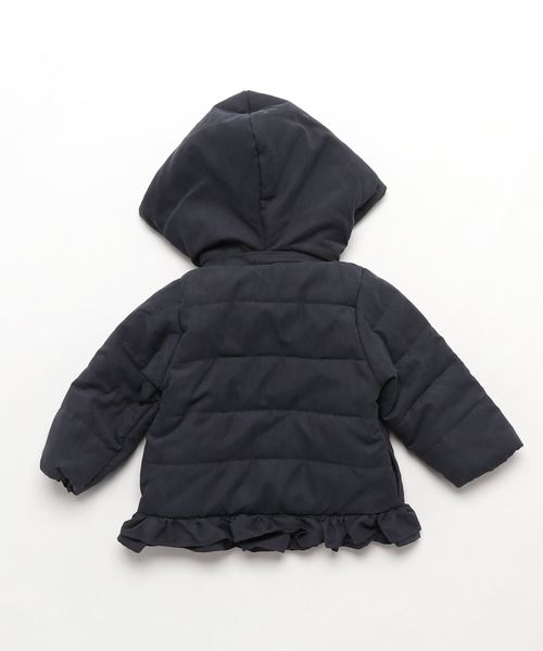 Catherine Cottage（キャサリンコテージ）の「裾フリル中綿コート（ダウンジャケット/コート・キッズ・ネイビー/ピンク・90/100/110/120/130）」の10枚目の写真