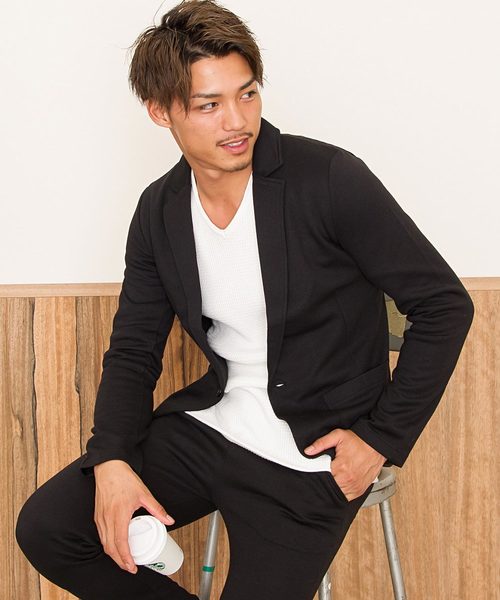 Vicci(ビッチ)の「『vicci/ヴィッチ』1Bテーラードジャケット&パンツ【上下セットアップ】(セットアップ・メンズ・ブラック/ネイビー/グレー/グレイッシュベージュ・M/L/XL)」の9枚目の写真