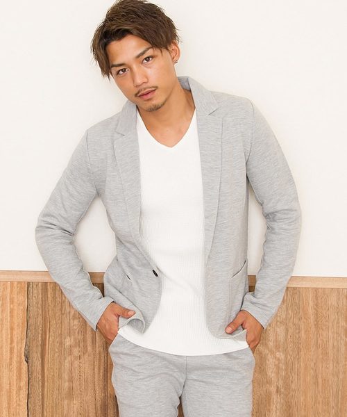 Vicci(ビッチ)の「『vicci/ヴィッチ』1Bテーラードジャケット&パンツ【上下セットアップ】(セットアップ・メンズ・ブラック/ネイビー/グレー/グレイッシュベージュ・M/L/XL)」の11枚目の写真