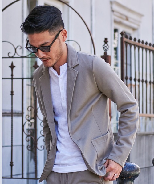 Vicci(ビッチ)の「『vicci/ヴィッチ』1Bテーラードジャケット&パンツ【上下セットアップ】(セットアップ・メンズ・ブラック/ネイビー/グレー/グレイッシュベージュ・M/L/XL)」の21枚目の写真
