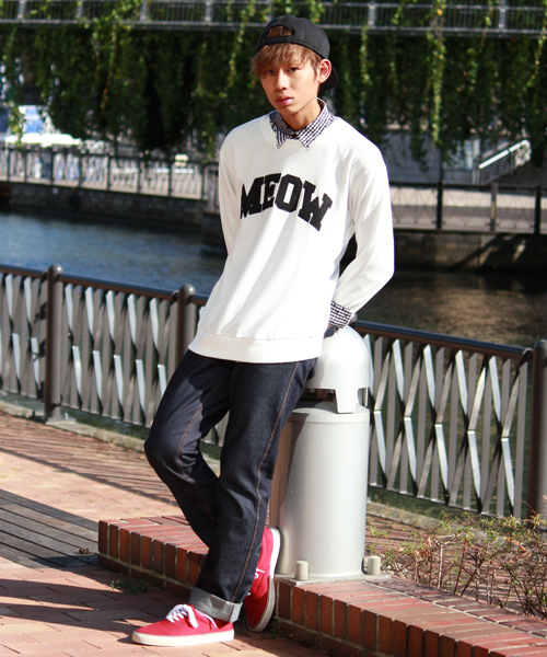 WEGO（ウィゴー）の「WEGO/ワッペンスウェット（スウェット・メンズ・ホワイト/ブラック/杢グレー/ロイヤルブルー・MEDIUM/LARGE）」の14枚目の写真