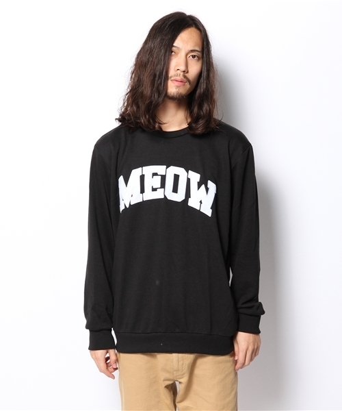 WEGO（ウィゴー）の「WEGO/ワッペンスウェット（スウェット・メンズ・ホワイト/ブラック/杢グレー/ロイヤルブルー・MEDIUM/LARGE）」の5枚目の写真