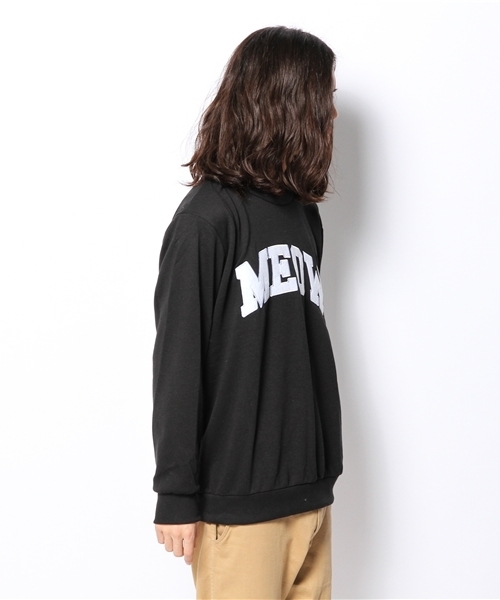 WEGO（ウィゴー）の「WEGO/ワッペンスウェット（スウェット・メンズ・ホワイト/ブラック/杢グレー/ロイヤルブルー・MEDIUM/LARGE）」の6枚目の写真