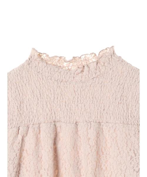 YECCA VECCA（イェッカヴェッカ）の「・起毛レースハイネックブラウス（シャツ/ブラウス・レディース・ブラック/ベージュ/アイボリー・FREE）」の13枚目の写真